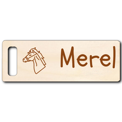 Sleutelhanger 'Eenvoudig' 7.5 x 2.5 cm